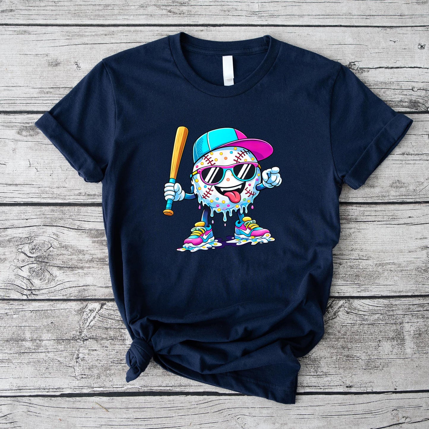 Funny Baseball Life Style 101 Apparel Baseball Drip Boys T-Shirt