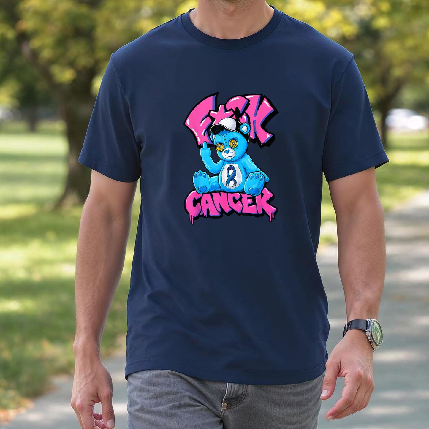 FN Cancer for Men Women Graffiti T-Shirt