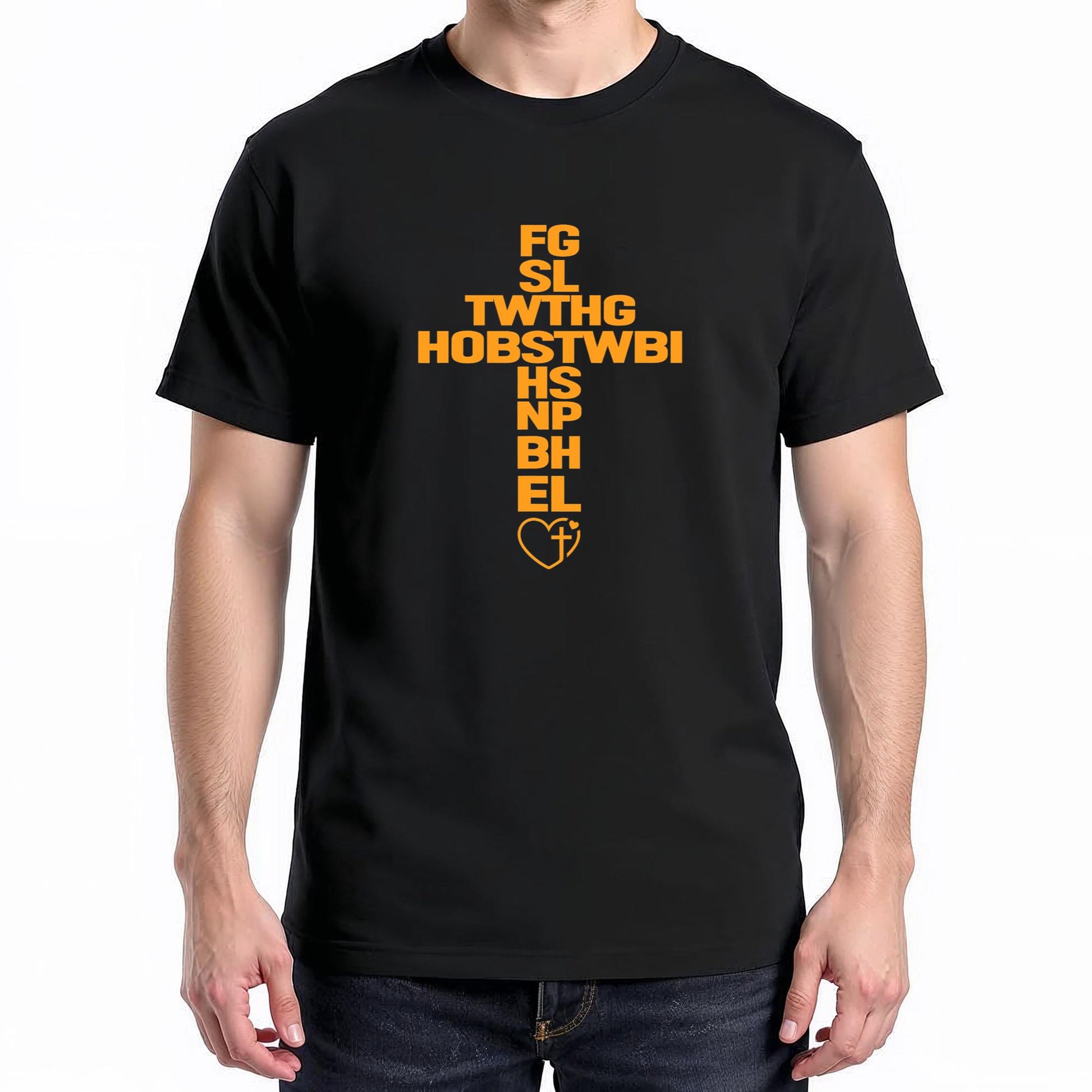 for God So Loved The World FGSLTWTHGOB Faith Christian Tee T-Shirt