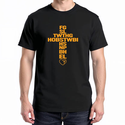 for God So Loved The World FGSLTWTHGOB Faith Christian Tee T-Shirt