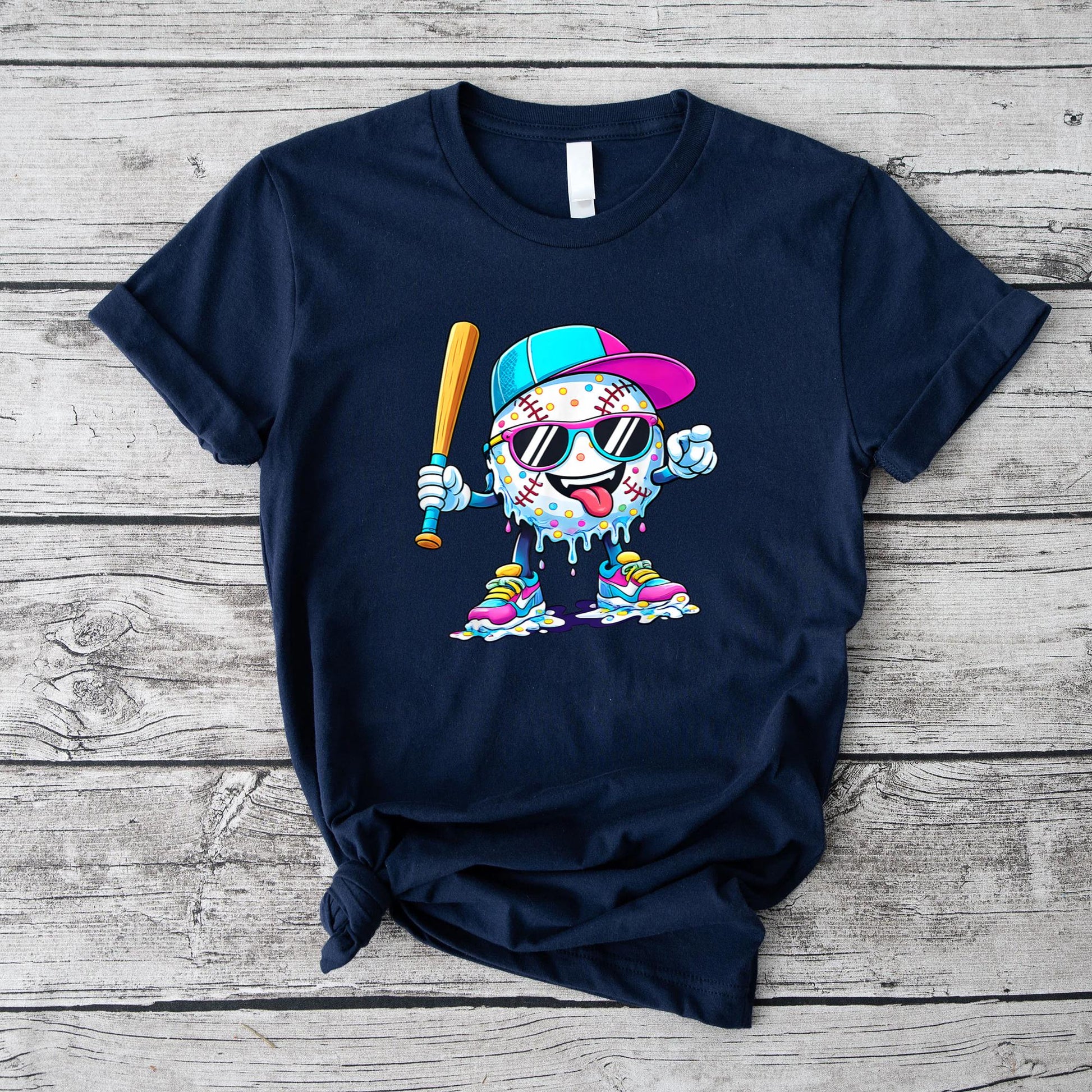 Funny Baseball Life Style 101 Apparel Baseball Drip Boys T-Shirt